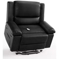 Oversized Power Lift Recliner Chair - Heat and Massage, PU Leather Electric Lift Recliner for Elderly & Mobility Impaired, Heavy Duty Lift Chair