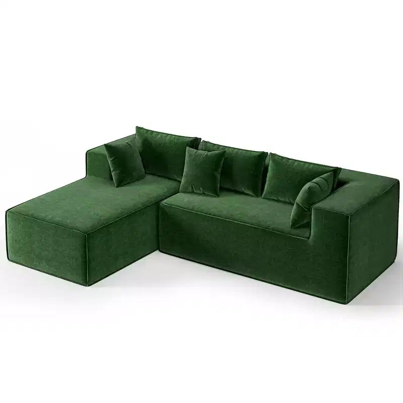 Modular Sectional Couches for Living Room, Cloud Sectional Couch with Deep Seat, 106.7 Modular L-Shape Sofa with Chaise, Upholstered Couches
