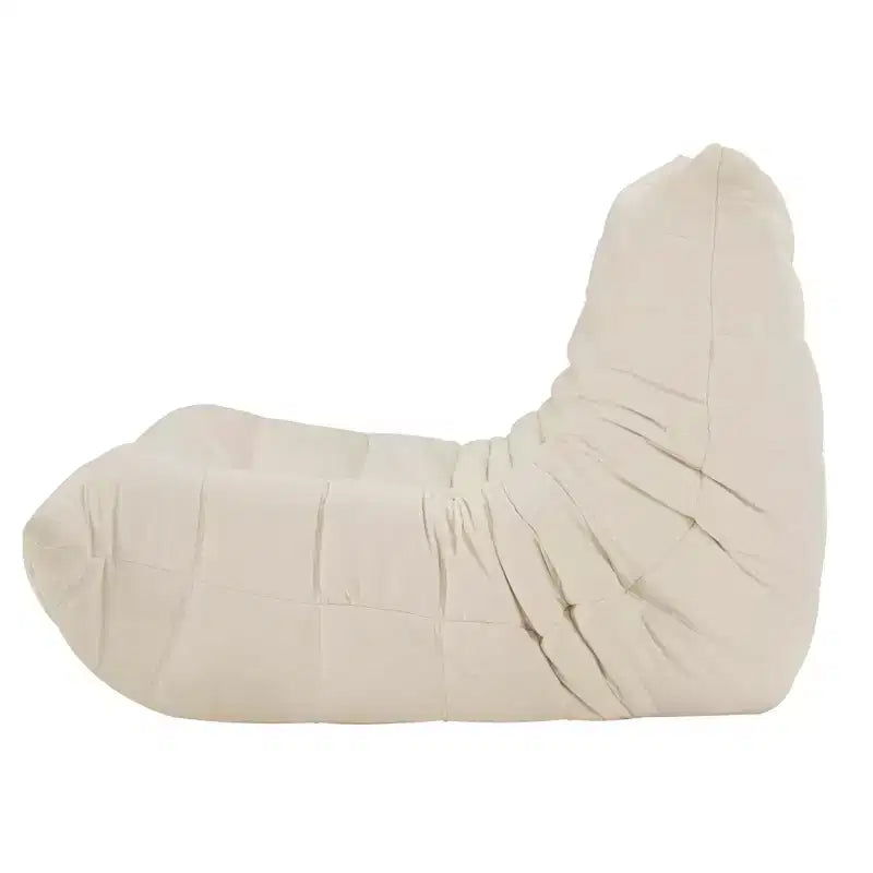 No Installation Big Foam Bean Bag Chair Lounger Sofa in a Box for Adults Living Room Apartment or Gaming