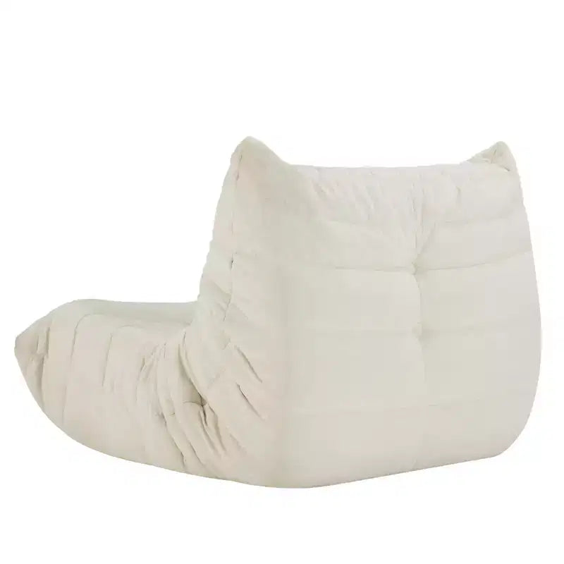 No Installation Big Foam Bean Bag Chair Lounger Sofa in a Box for Adults Living Room Apartment or Gaming