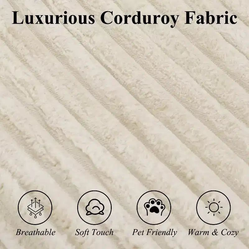 Famapy Modern Sectional Compressed Sofa Comfort and Style for Contemporary Living Spaces No Assembly Compressed Cotton Couch with Chaise