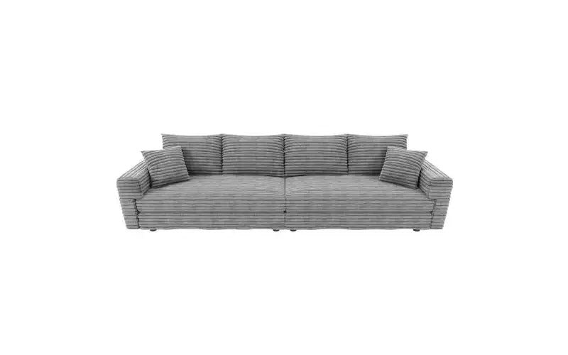 EHMKNP 102.4  Plush Corduroy 4-Seat Sofa,with Soft Pillows,Convertible Deep Seat Sofa Lounge Chair for Living Room Bedroom,Apartment,Office