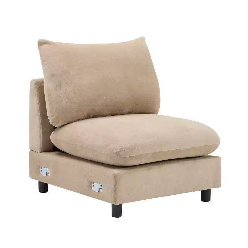 Christopher Knight Home Acker 5 Pieces Modern L Shape Upholstered Sectional Sofa Set