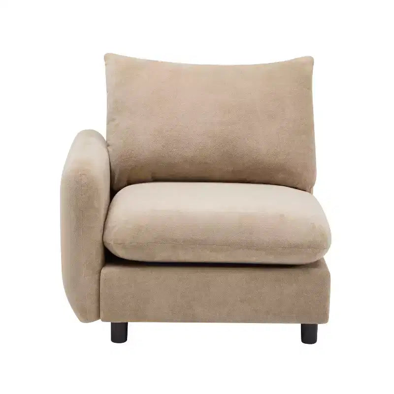 Christopher Knight Home Acker 5 Pieces Modern L Shape Upholstered Sectional Sofa Set