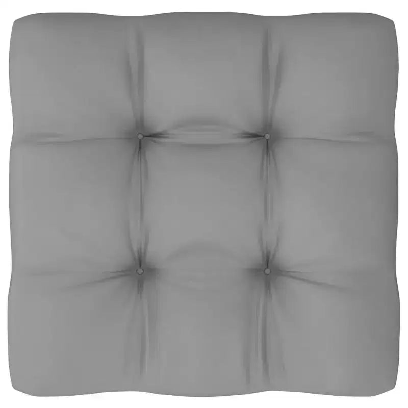 vidaXL Set de muebles de patio de 8 piezas, sofá seccional para exteriores, madera maciza de pino - Natural con cojines