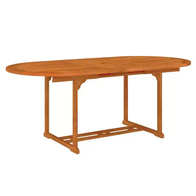 vidaXL Ensemble de salle à manger d'extérieur table et chaises extensibles en bois d'eucalyptus massif