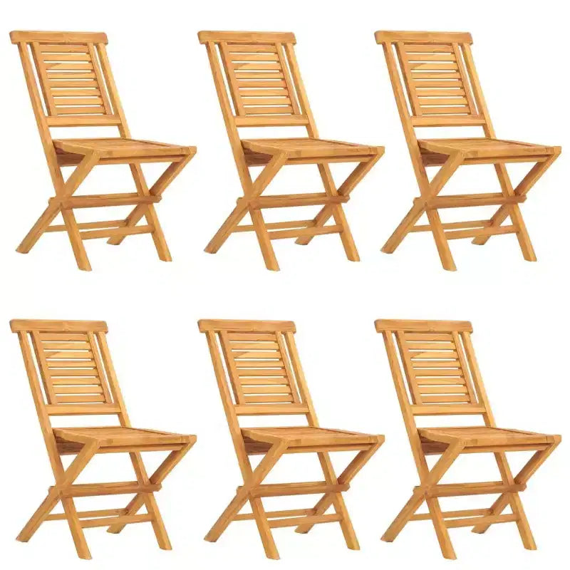 vidaXL Patio Dining Set Outdoor Table and Chair Furniture Solid Wood Teak