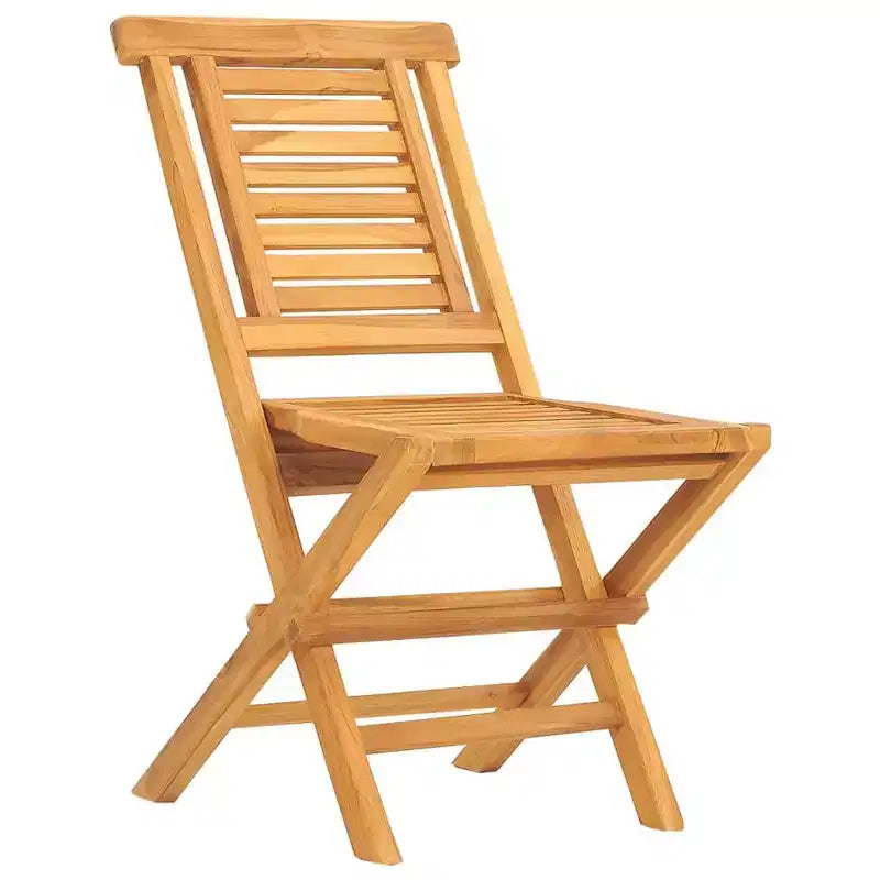 vidaXL Patio Dining Set Outdoor Table and Chair Furniture Solid Wood Teak