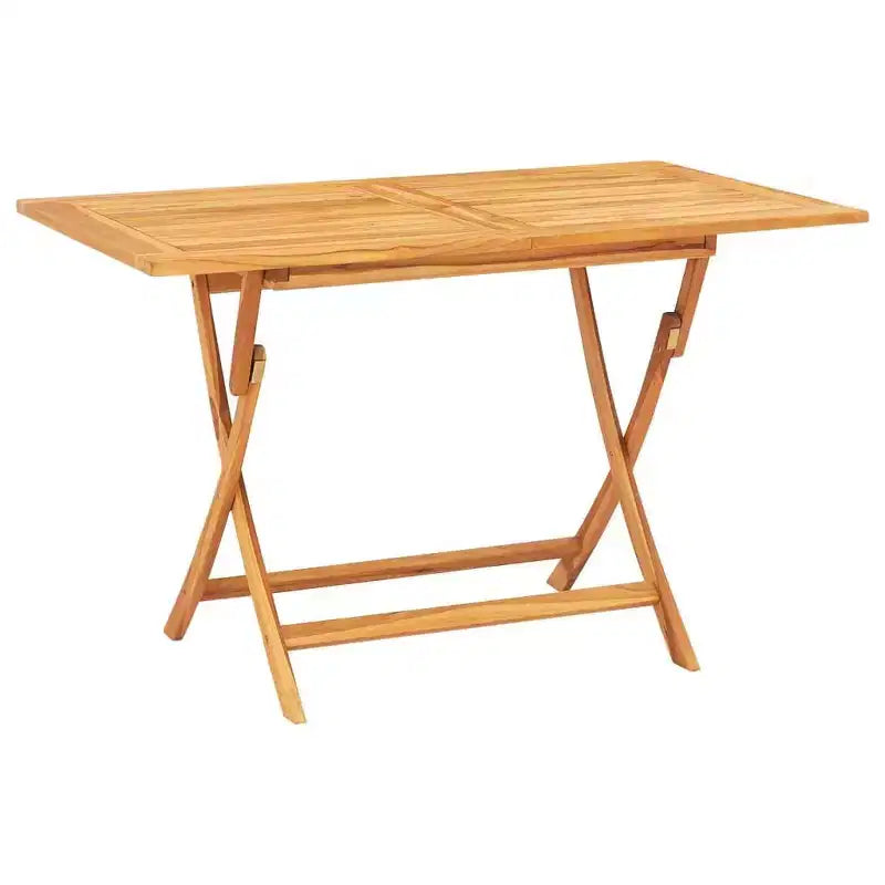 vidaXL Patio Dining Set Outdoor Table and Chair Furniture Solid Wood Teak