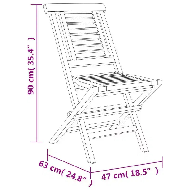 vidaXL Patio Dining Set Outdoor Table and Chair Furniture Solid Wood Teak