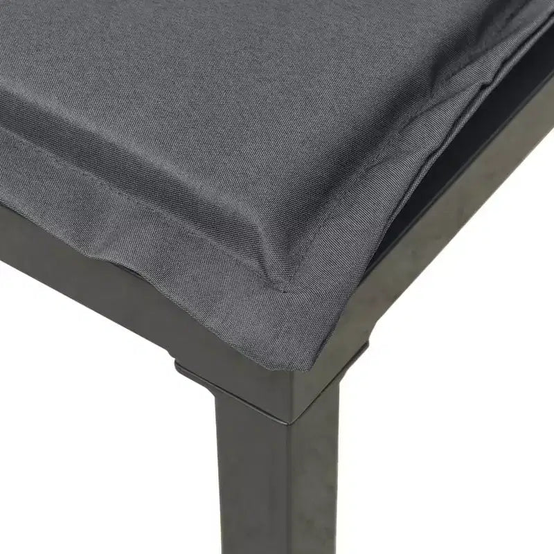 vidaXL Conjunto de Muebles de Jardín Sofá de Dos Plazas para Exterior Ratán Polivinilo Negro y Gris