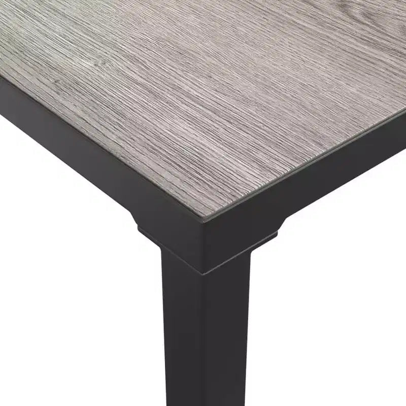vidaXL Conjunto de Muebles de Jardín Sofá de Dos Plazas para Exterior Ratán Polivinilo Negro y Gris
