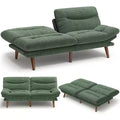 Futon Sofa Bed, Futon Couch Adjustable Backrest Armrests