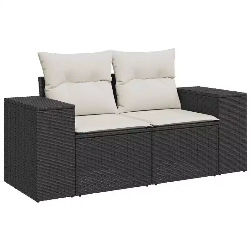 vidaXL Garden Sofa Set Adjustable Feet Rectangular Modern Modular