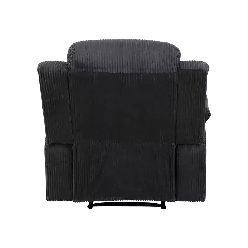 MAYEERTY Power Recliner Chair, Manual Fabric Reclining Chair with Adjustable Backrest for Living Room, Dark Grey