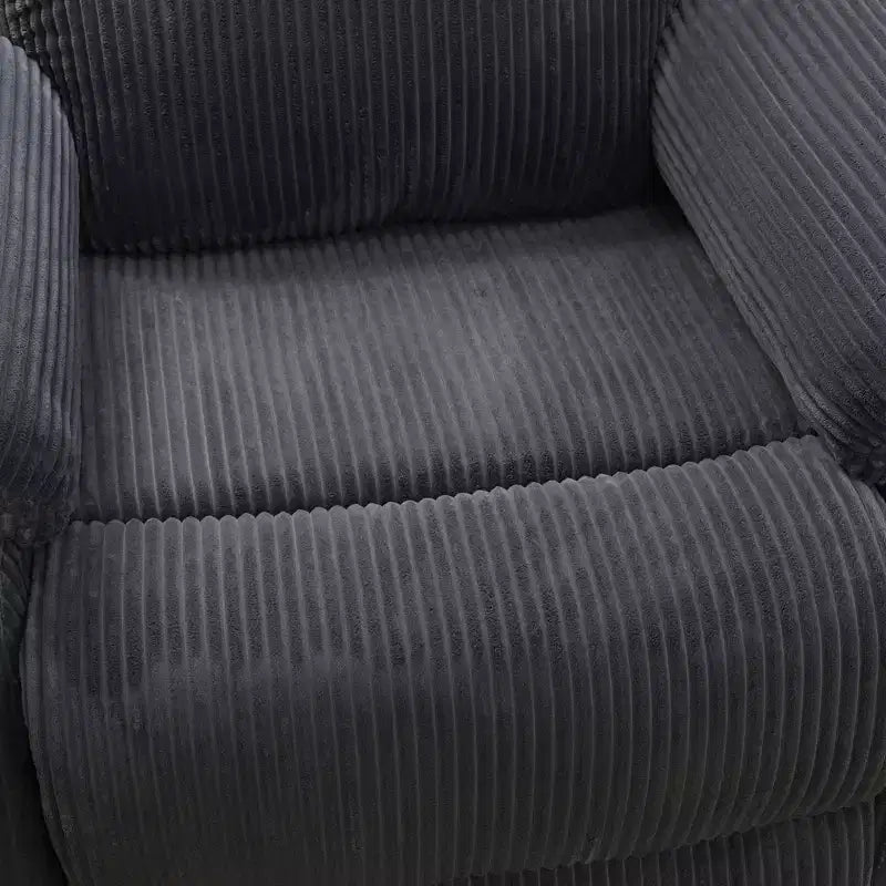 MAYEERTY Power Recliner Chair, Manual Fabric Reclining Chair with Adjustable Backrest for Living Room, Dark Grey