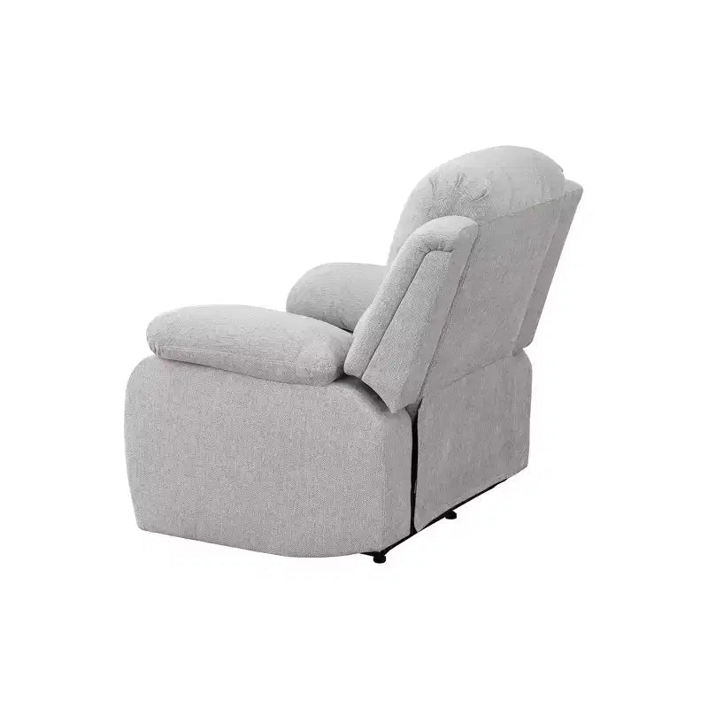 MAYEERTY Recliner Chair, Wear-Resistant Breathable Fabric Reclining Chair with Adjustable Backrest for Living Room, Grey
