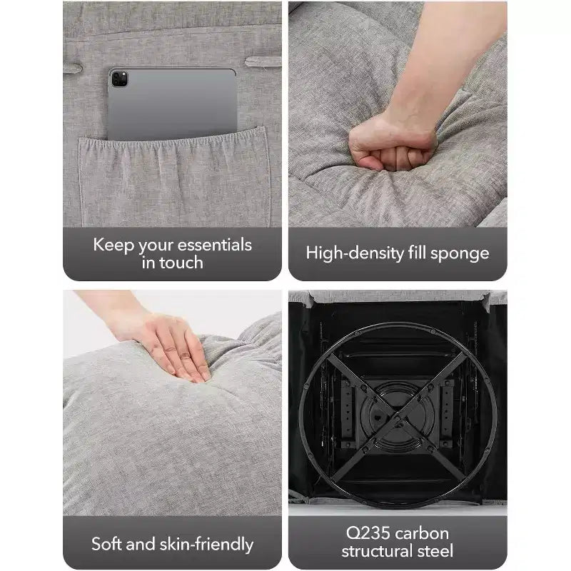 COZONY Adult Swivel Rocker Recliner Chair, Overstuffed Chenille Glider, Manual Tilt, Footrest, 360 Swivel, Living Room/Nursery