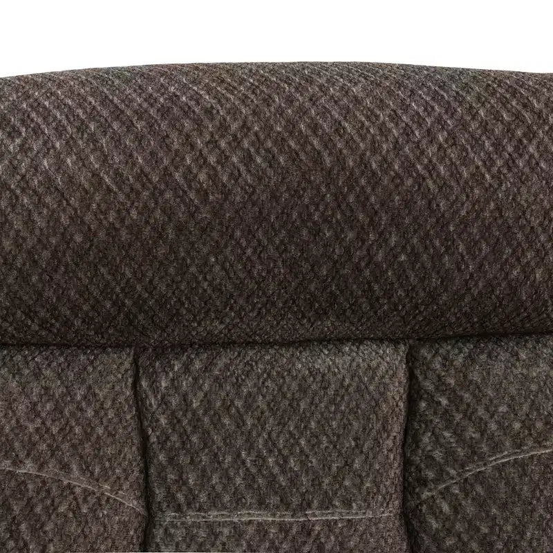 MAYEERTY Recliner Chair, Non-Pilling Breathable Fabric Reclining Chair with Adjustable Backrest for Living Room, Brown