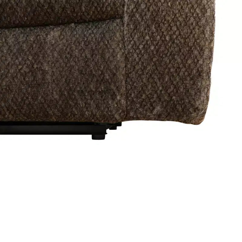 MAYEERTY Recliner Chair, Non-Pilling Breathable Fabric Reclining Chair with Adjustable Backrest for Living Room, Brown