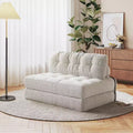 Folding Sofa Bed, Futon Sofa Bed, Floor Folding Couch for Living Room, Convertible Sleeper Chair with Pillow Foldable Mattress Back Suppor