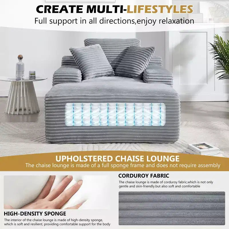 Okak Modern Oversized Velvet Floor Sofa Futon Couch with Soft Pillows,Comfy Lounge Sleeper Sofa for Living Room,Apartment