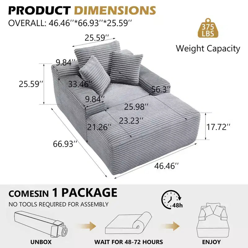 Okak Modern Oversized Velvet Floor Sofa Futon Couch with Soft Pillows,Comfy Lounge Sleeper Sofa for Living Room,Apartment