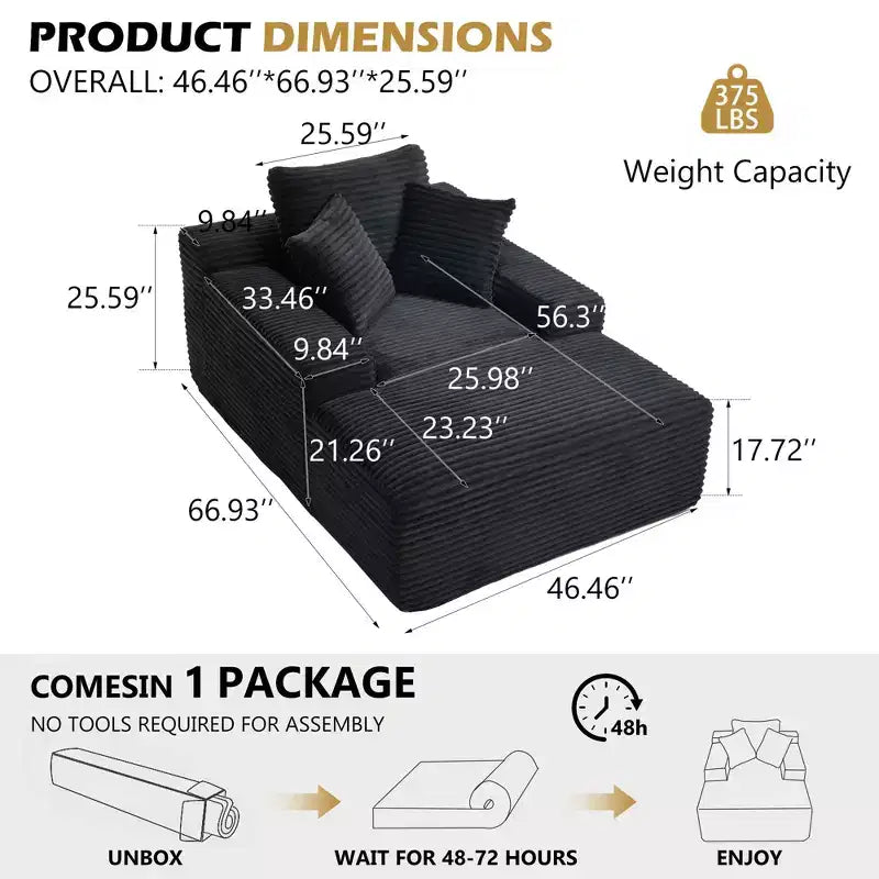 Okak Modern Oversized Velvet Floor Sofa Futon Couch with Soft Pillows,Comfy Lounge Sleeper Sofa for Living Room,Apartment