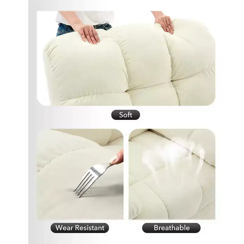 Rocking Recliner Chair, 360 Swivel Rocker, Lazy Boy Recliner Single Sofa, Extra Wide Manual Recliners, Chenille Upholstery Overstuffed Soft