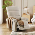 Manual Recliner Chair for Adults, Adjustable Reclining Chair with Back Support, Ergonomic, for Living Room