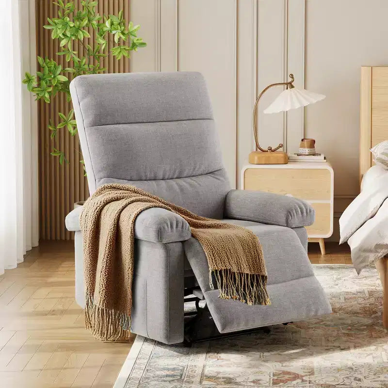 Fauteuil inclinable manuel pour adultes, fauteuil inclinable réglable avec support dorsal, ergonomique, pour salon