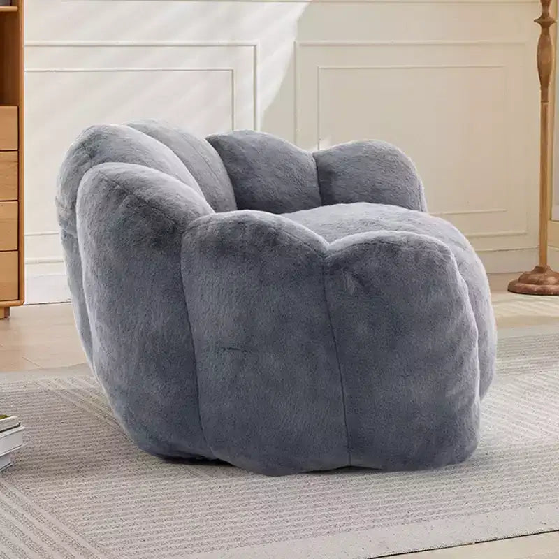Okak Modern Relax Oversized Plush Cloud Bean Bag Sofa Chair with Armrest,Deep Seat Single Sofa for Living Room,Apartment,Guestroom