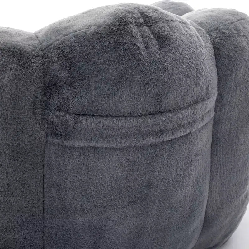 Okak Modern Relax Oversized Plush Cloud Bean Bag Sofa Chair with Armrest,Deep Seat Single Sofa for Living Room,Apartment,Guestroom
