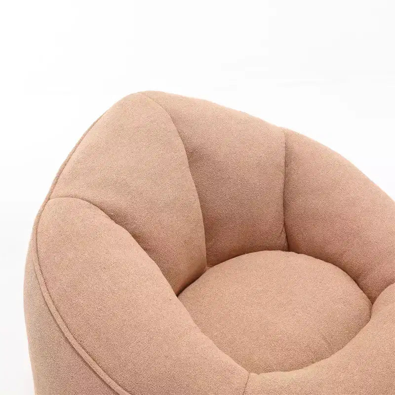 Bean Bag Chair, High-Density Foam Filling Bean Bag Sofa Chairs with Foot Stool, Modern Accent Chair with Ottoman