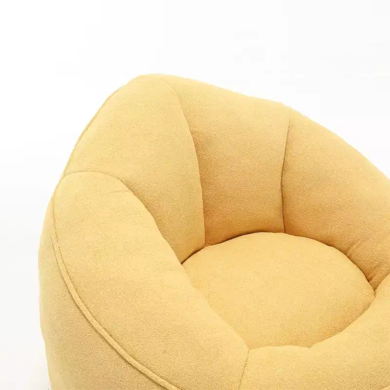 Bean Bag Chair, High-Density Foam Filling Bean Bag Sofa Chairs with Foot Stool, Modern Accent Chair with Ottoman
