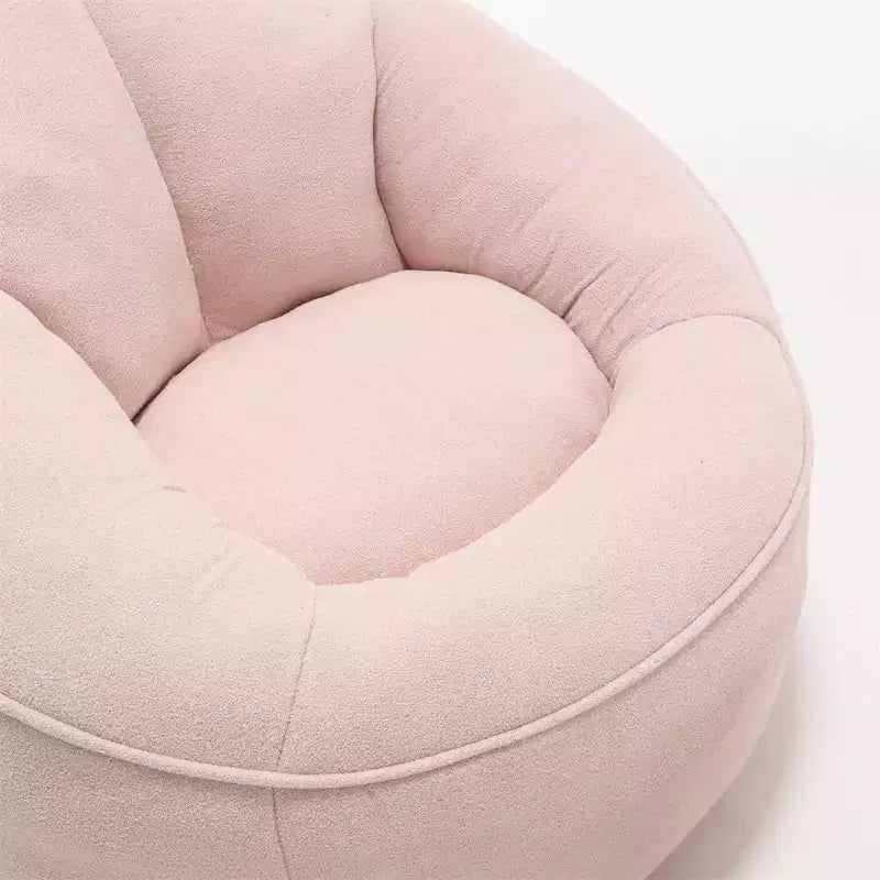 Bean Bag Chair, High-Density Foam Filling Bean Bag Sofa Chairs with Foot Stool, Modern Accent Chair with Ottoman