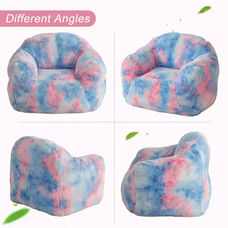 Bean Bag Chair for Adults, Plush Faux Fur Memory Foam Lounger, Ergonomic Beanbag Sofa Chair, Lazy Sofa Cozy Beanbag, for Dorm, Living Room