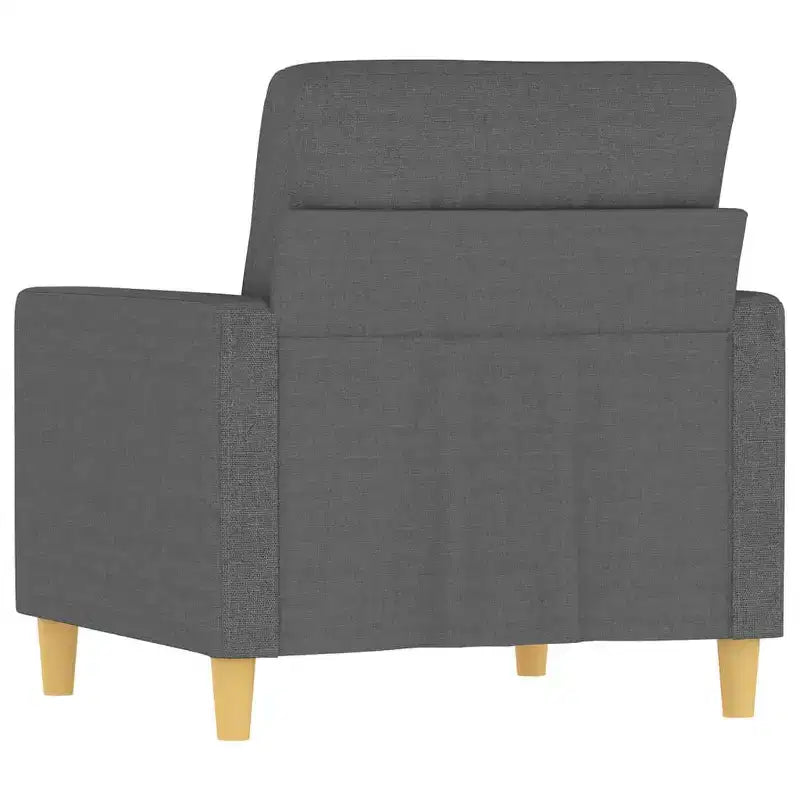 Sofa Chair Dark gray Fabric (100% polyester), metal, textilene
