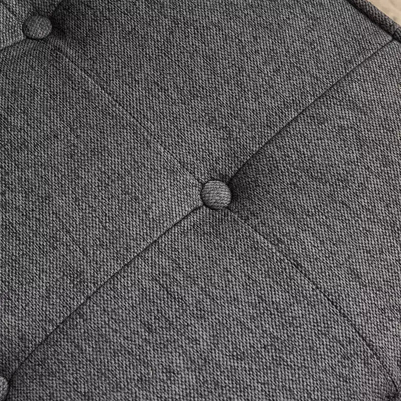 Dark Gray Linen Modular Wood-Frame Sofa  Custom-Size for Small Spaces & Any Dcor