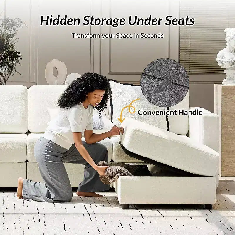 Matilde Modern Storage Sectional Sofa|ARTFUL LIVING DESIGN