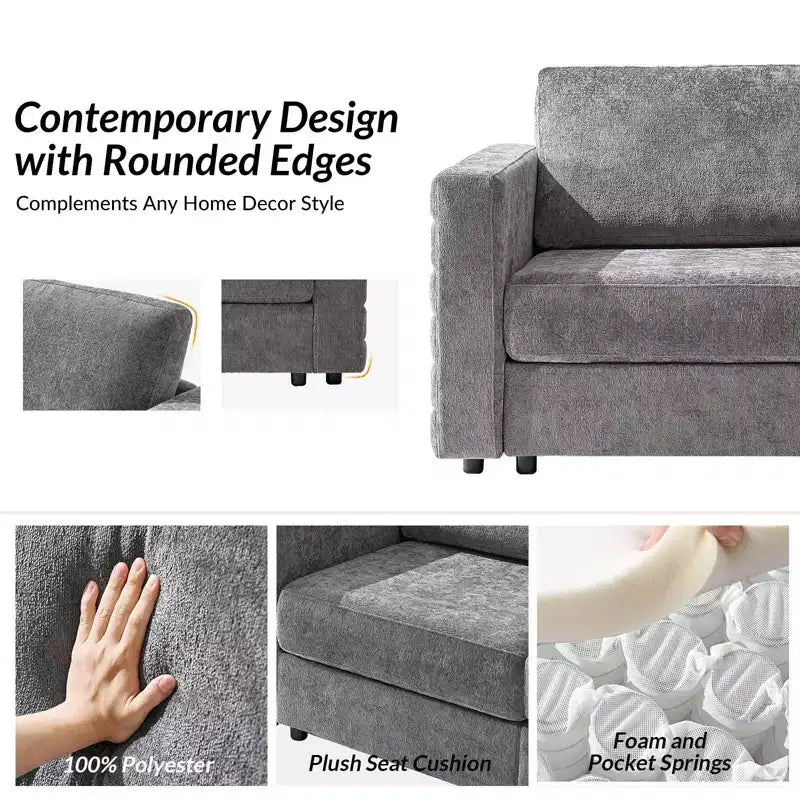Matilde Modern Storage Sectional Sofa|ARTFUL LIVING DESIGN