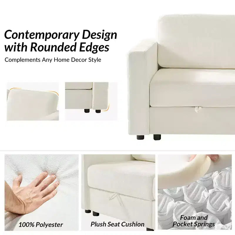 Matilde Modern Storage Sectional Sofa|ARTFUL LIVING DESIGN
