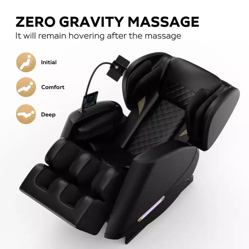 Massage Chair Recliner, Full Body Massage Chair With 5 Automatic Modes, 8 Fixed Rollers, Retractable Footstool Zero Gravity Massage Chair