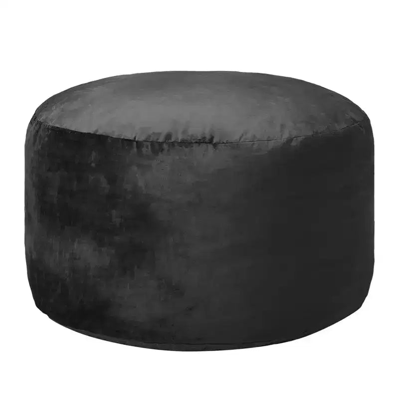 Bean Bag Chair for Teens Adults Round Giant Beanbag Chairs with Foam Filled, Living Room Furniture Sofa Chair Lazy Sofa with Velvet Fabric