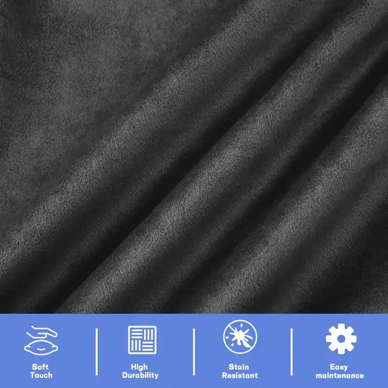 Bean Bag Chair for Teens Adults Round Giant Beanbag Chairs with Foam Filled, Living Room Furniture Sofa Chair Lazy Sofa with Velvet Fabric