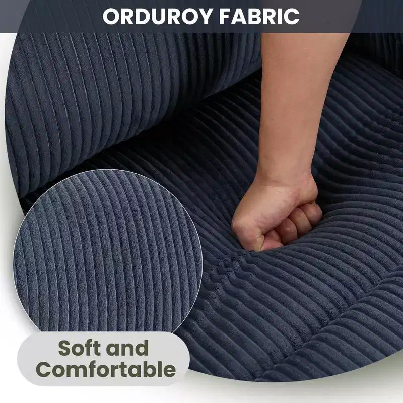 Corduroy Electric Power Lift Recliner Chair with 155 Recline, Massage, Heat, Dual Cup Holders, and Stand Assist, Ergonomic Comfort Chair for Elderly