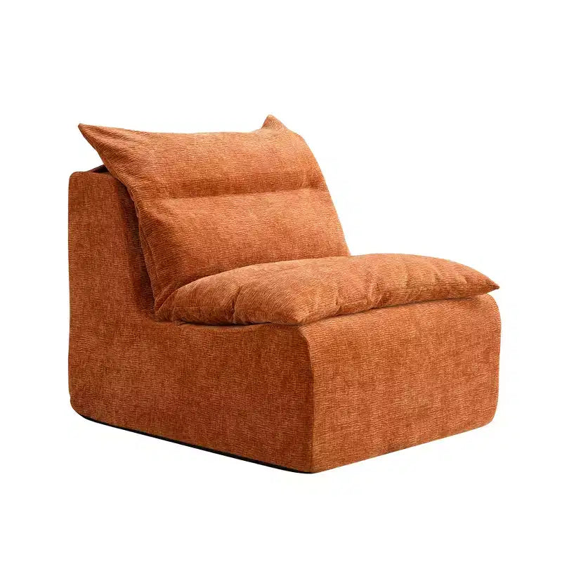 Modular Lounge Sofa Chair with Full Compression SpongeLazy Singer Sofa for Apartment Living or Reading Nook