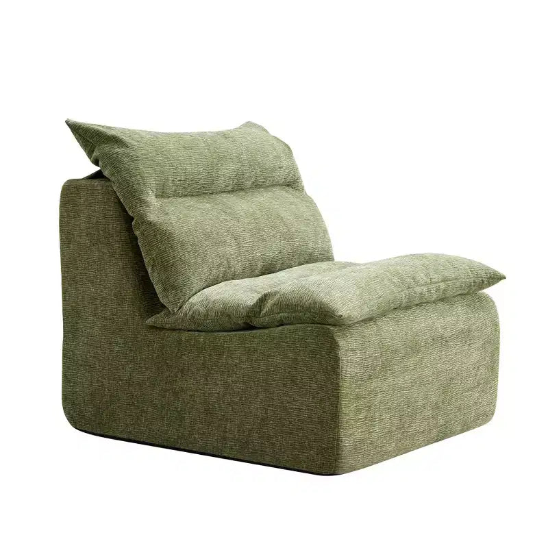 Modular Lounge Sofa Chair with Full Compression SpongeLazy Singer Sofa for Apartment Living or Reading Nook