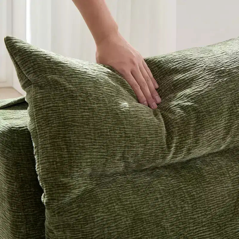 Modular Lounge Sofa Chair with Full Compression SpongeLazy Singer Sofa for Apartment Living or Reading Nook