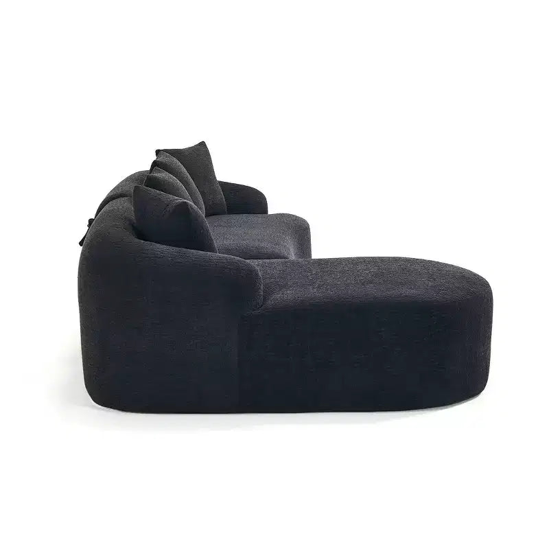 L-Shaped Modular Sectional Sofa with Chaise, Modular Chenille Sofa Couch, Modern Sectional Sofa for Living Room & Bedroom-Panipeachy
